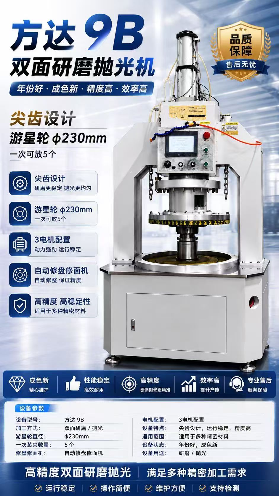 双面研磨机